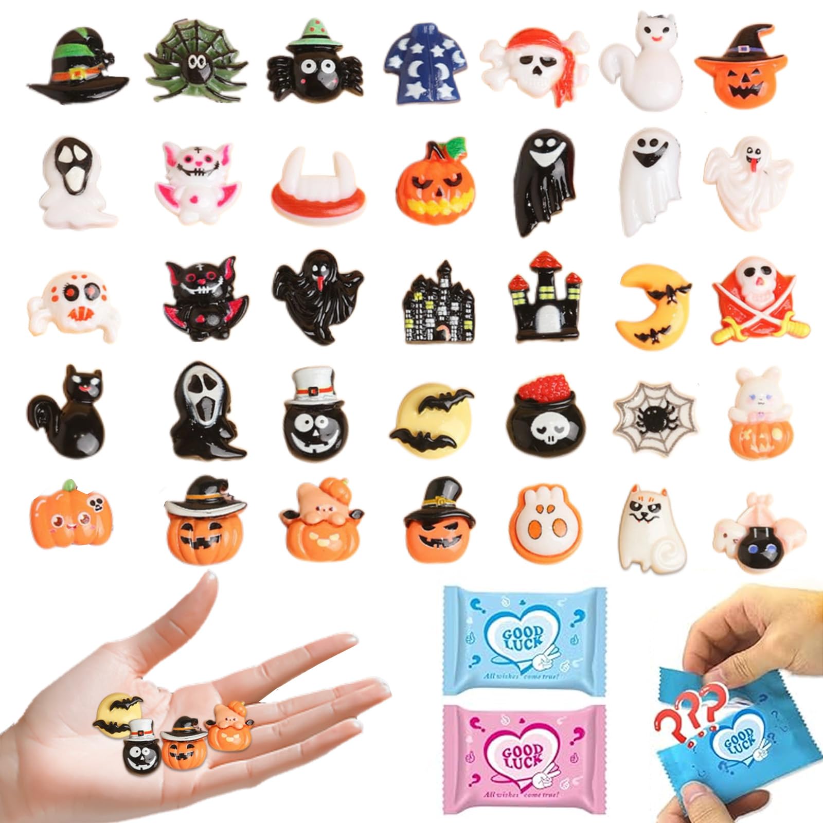Photo 1 of 100 Pcs Random Mini Capybara with Glow in the Dark Feature, Individually Packaged Blind Bags – Cute Collectible Resin Toys for Kids, Fairy Gardens, Desk Decor, Party Favors, and Creative DIY Projects