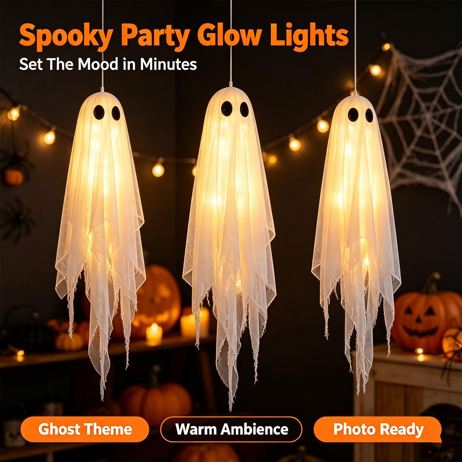 Decorazione per rami di albero di Halloween, veranda e feste, A