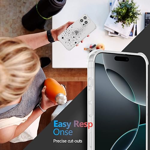 Vista 23 de Roemary Funda púrpura para iPhone 14 Pro Max con diseño de caballo azul, patrón de acuarela con protector de pantalla