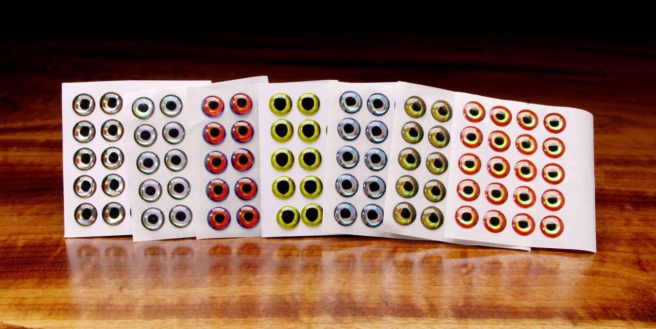 CLEAR CURE ADHESIVE EYES 10MM 3/8 GOLD