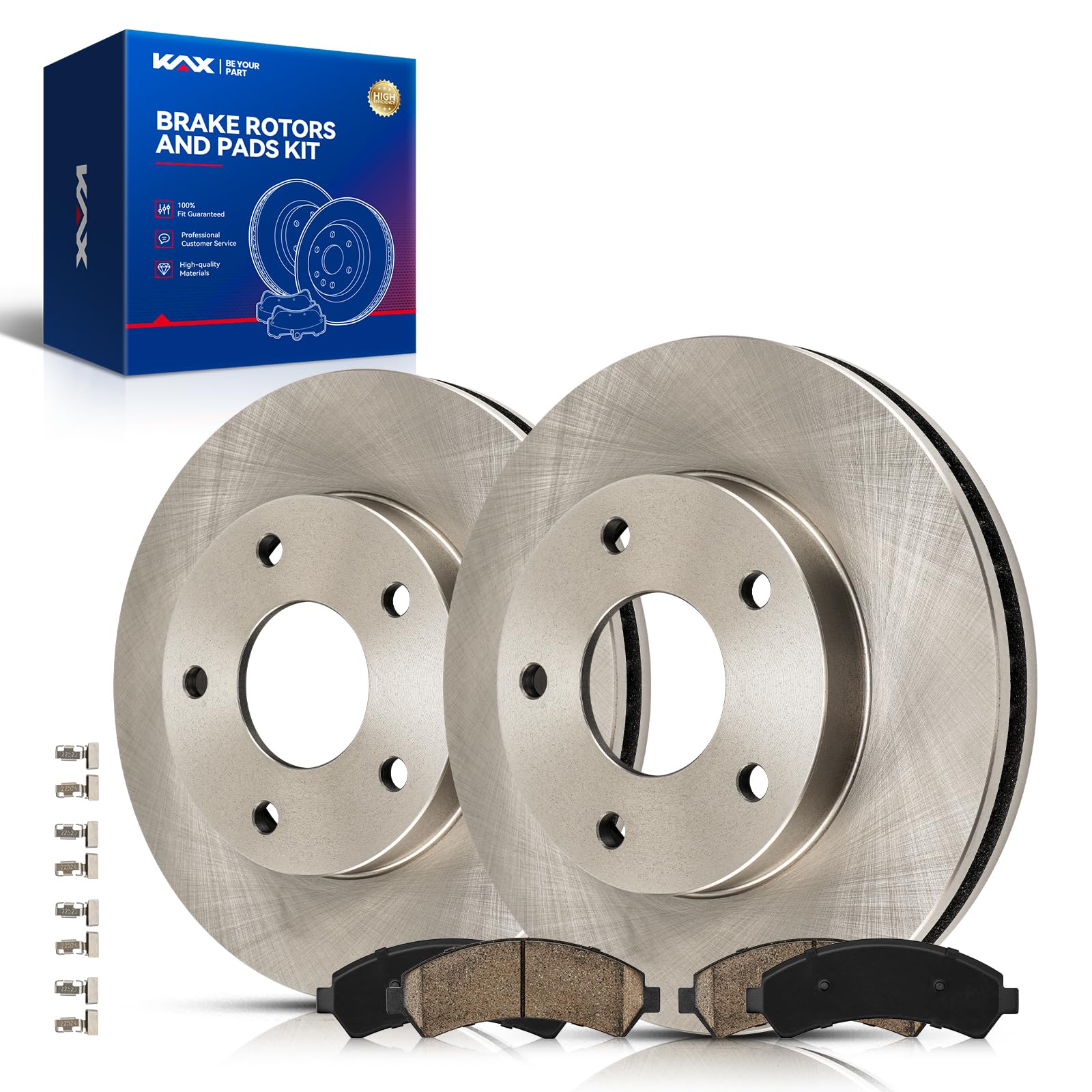 KAX Front Brake Kit Fits Blazer, S10, Jimmy, Sonoma, Bravada, Hombre