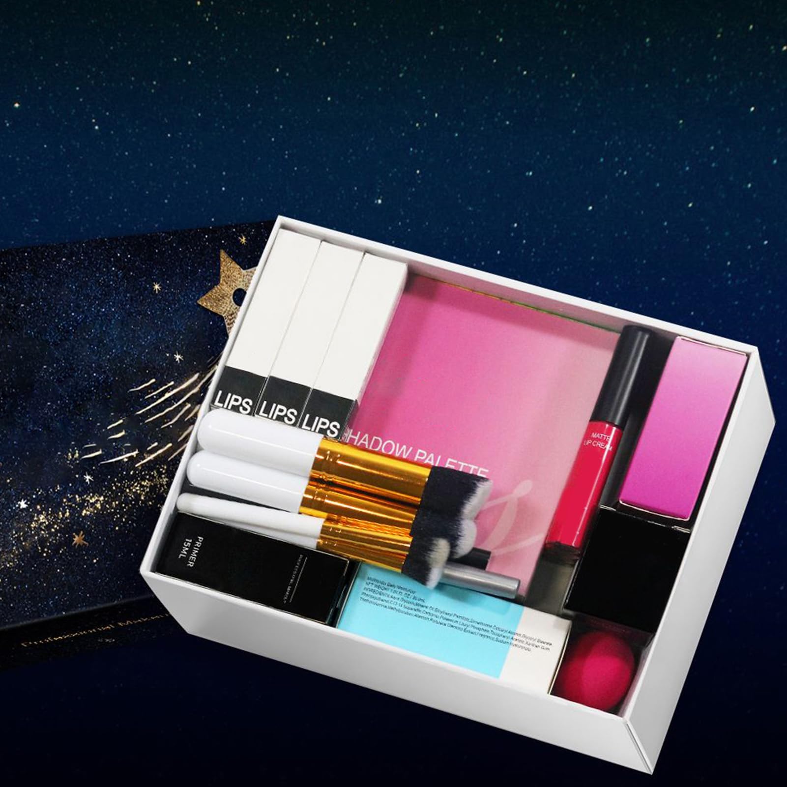 Kit de Maquillaje de Viaje Juego De Maquillaje Facial Ligero Con Paleta De | Set De Maquillaje Facial Para Novia Amiga Hermana Hija Familia Amigos Compañeros
