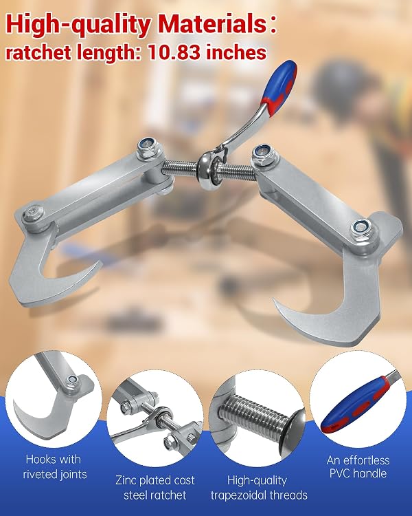 WADYDZMFCF Ratcheting Beam Puller, Adjustable Wall Puller Framing Tool by WADYDZMFCF - Image 5