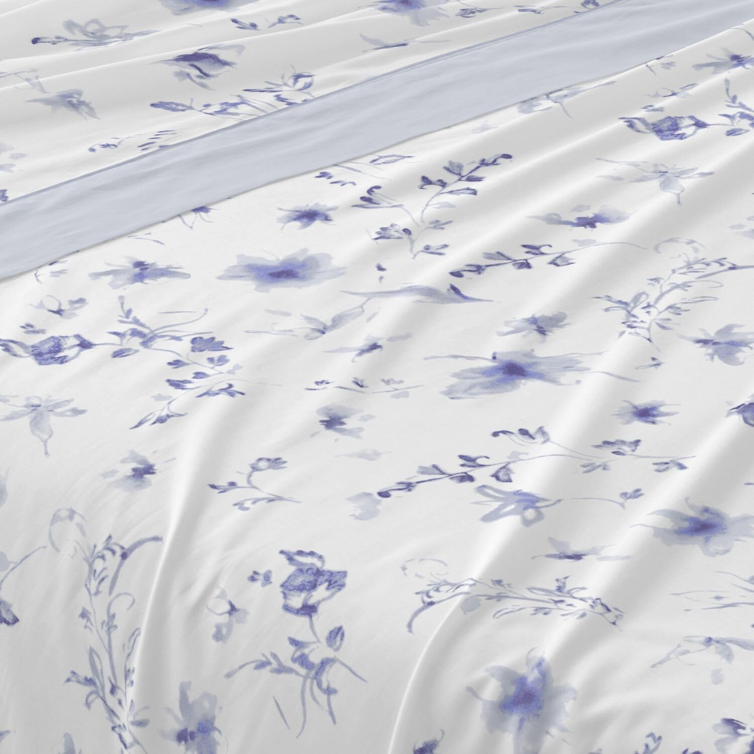 Burrito Blanco | Juego de sábanas | Cama de 135cm. (+Medidas Disponibles) | Diseño 048 | Color Azul (135x190/200cm.)