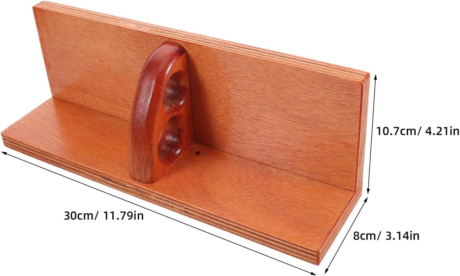 Craft Paper Trimmer Push Board: Wood Paper Cutting Machine Edge Cutter Guide Tool - Cutting Equipment Accessory for DIY Art, Label, and Scrapbook