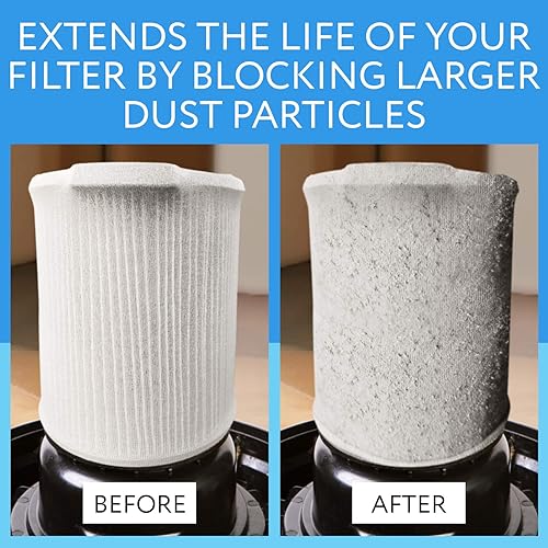 Miniatura 2 de IMPRESA Paquete de 10 Compra cubierta de filtro de vacío compatible con ShopVac para reducir la acumulación de polvo, bolsas reutilizables lavables,