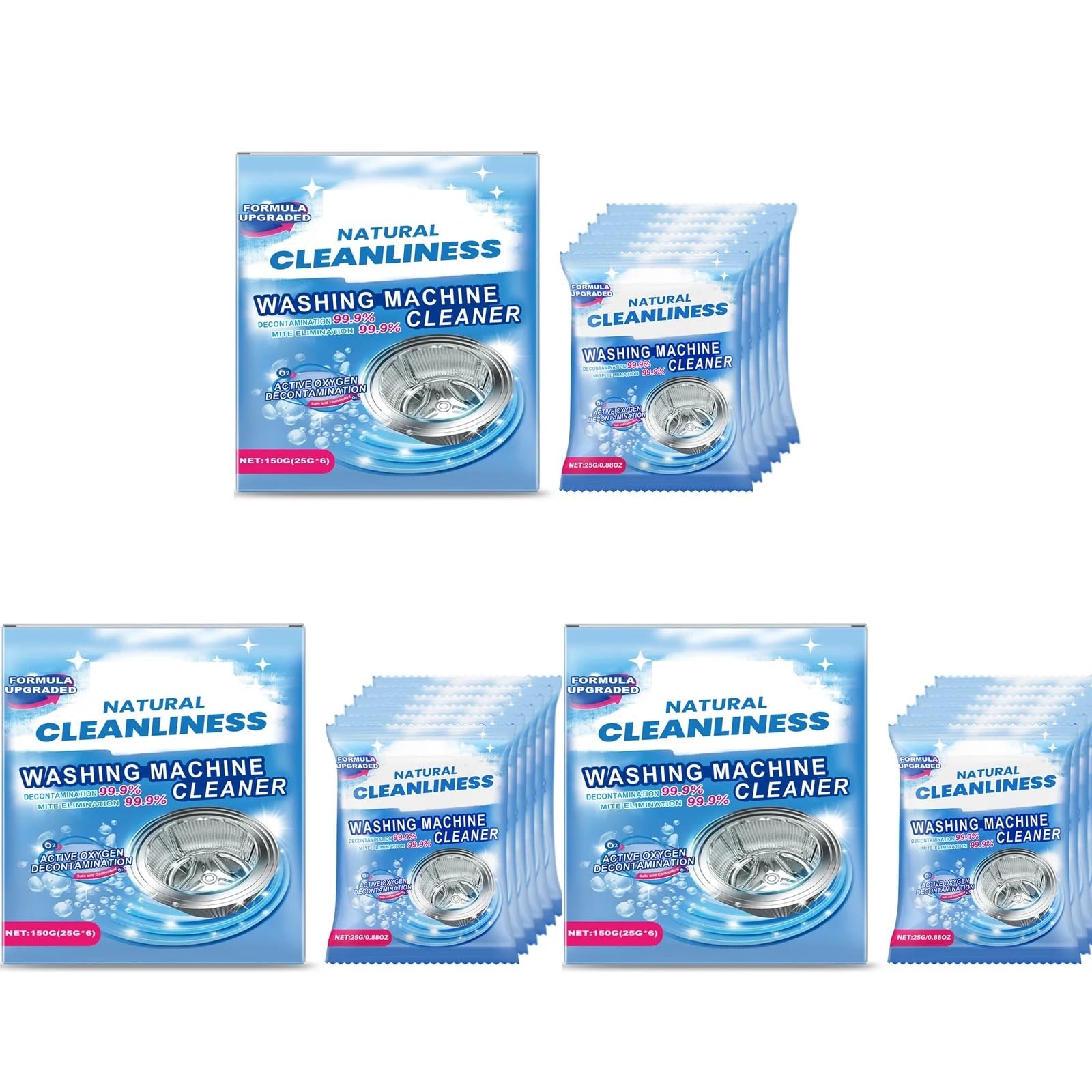 pastiglie detergenti per lavatrice Polvere detergente for lavatrice(18pcs Boxed)
