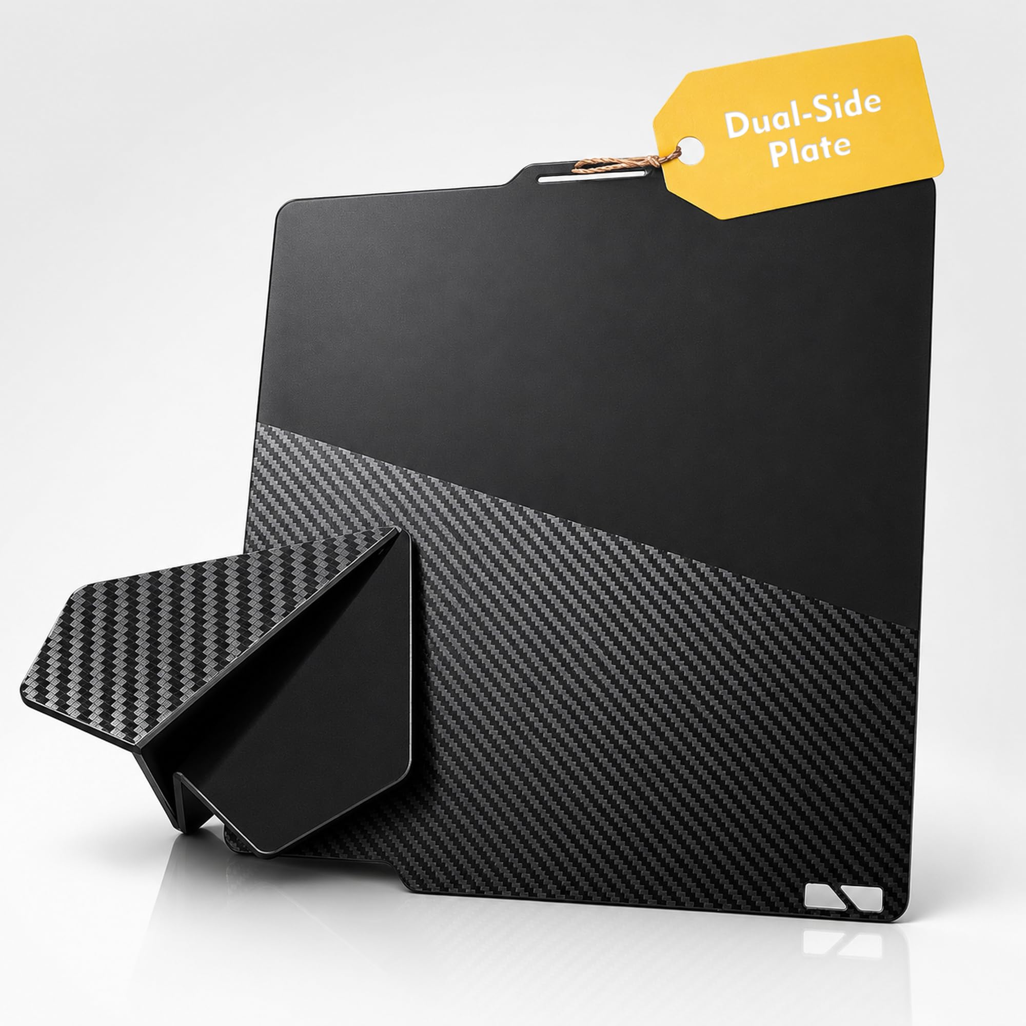 P2S P1S A1 Smooth PEI and PET Carbon Fiber Thickened Build Plate for Bambu Lab, Double-Si…