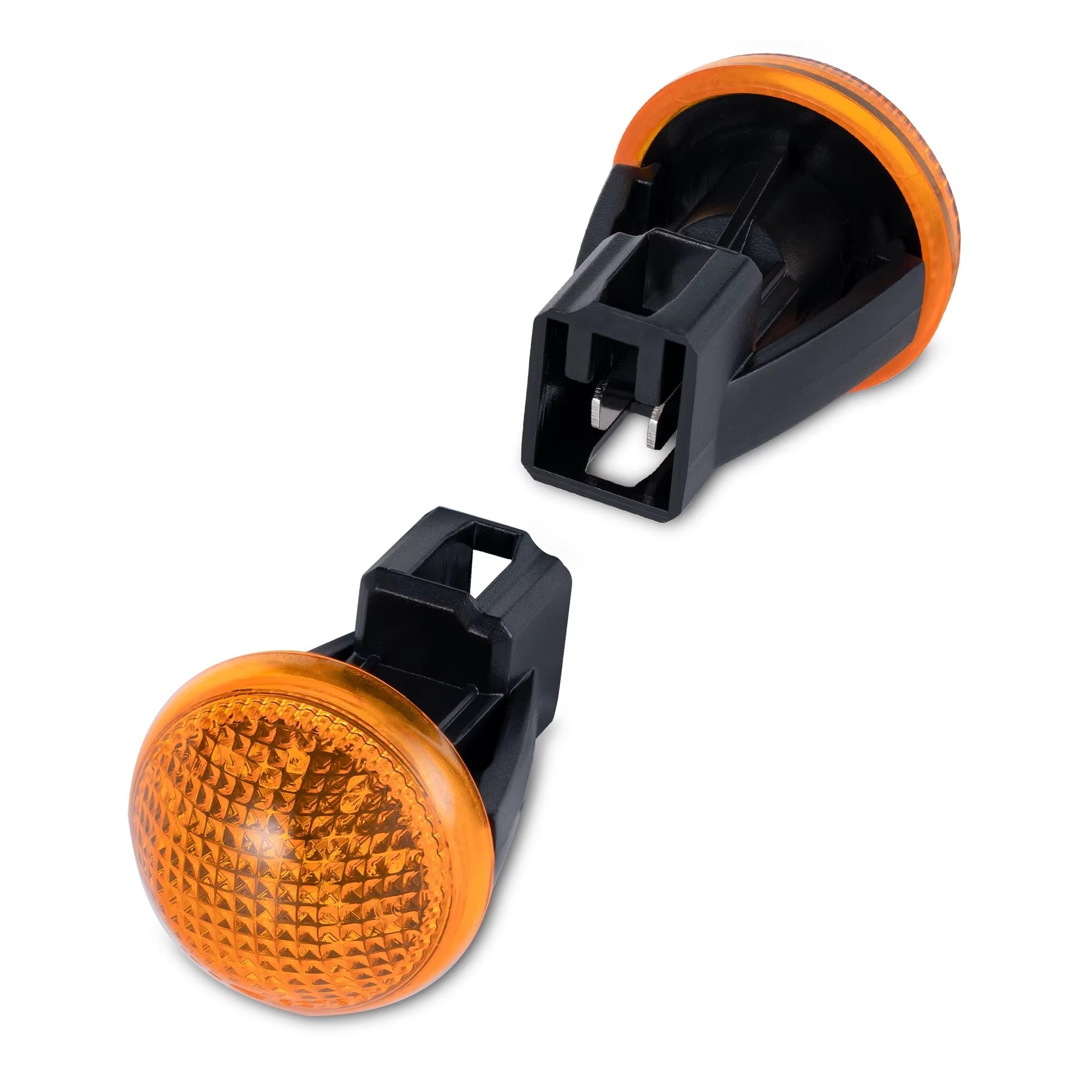 Intermitentes LED ámbar para Fiat Seicento y Multipla con lente naranja 6