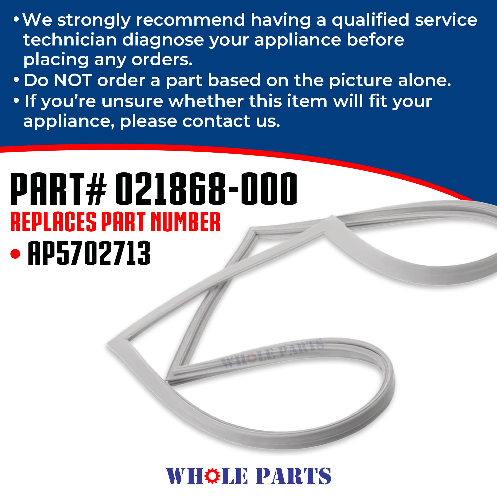 Amazon.com: Upgraded Whole Parts Refrigerator Freezer Door Seal