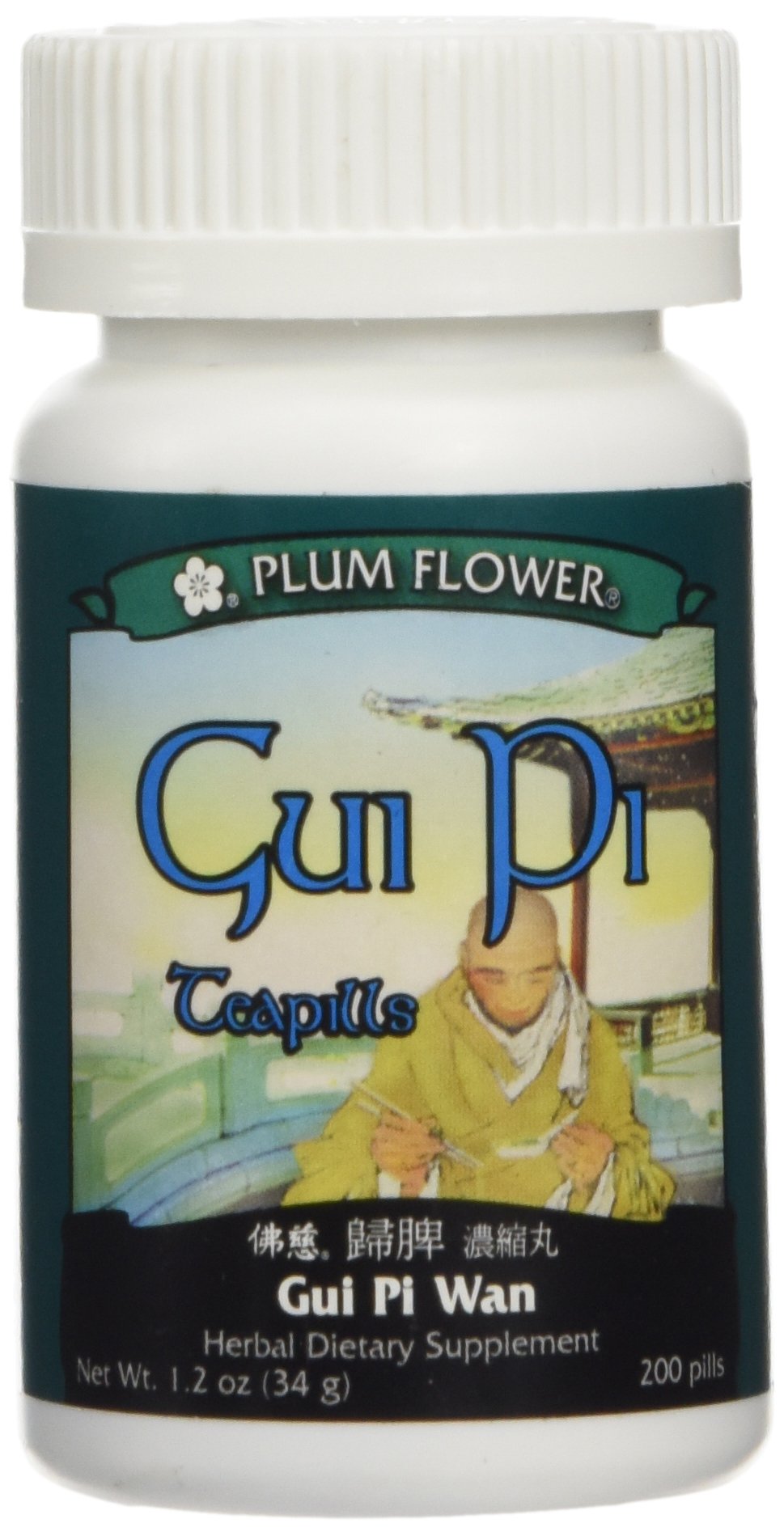 PLUM FLOWER CHINESE TEA Gui Pi Wan, 200 CT