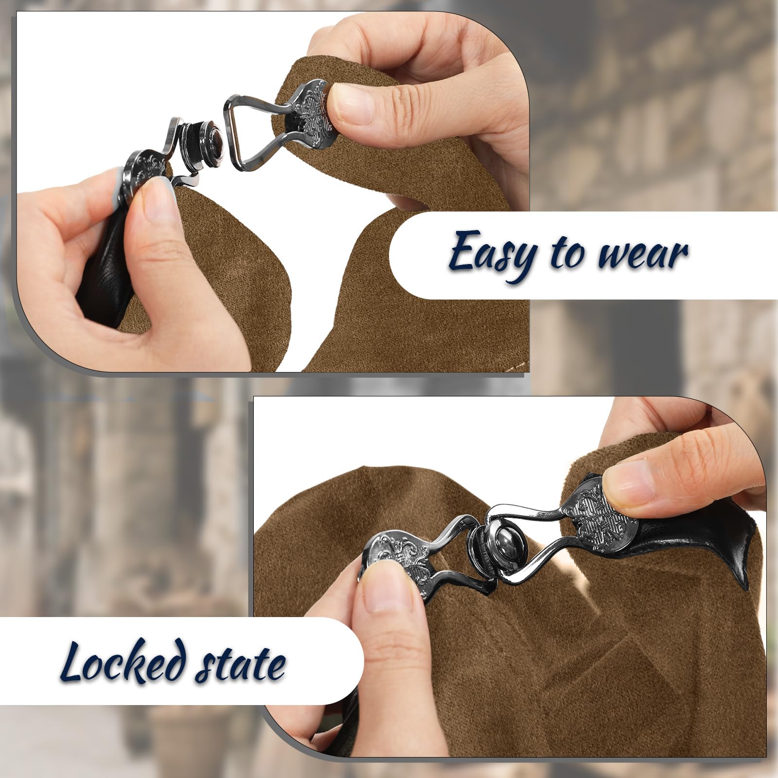 JoyFuncos Medieval Cloak with Hood - Image 4