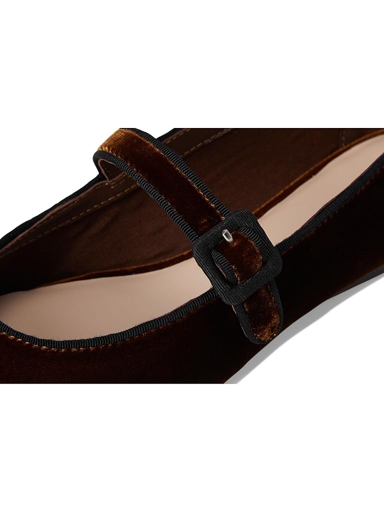 Brown Loeffler Randall Ginger Mary Jane Flat