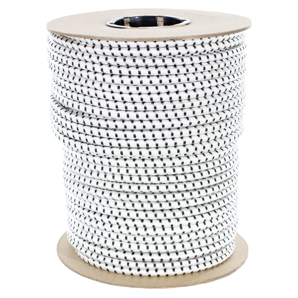Paracord Planet Elastisches, stoßabsorbierendes Bungee-Seil in echter Qualität – erhältlich in 1/8, 3/16, 1/4, 5/16, Kunst, Handwerk und Reparaturen
