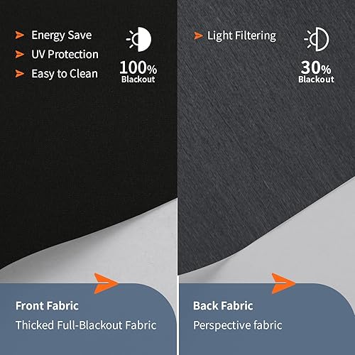 Vista 11 de Persiana enrollable doble día y noche persianas de ventana dobles Blackout y filtrado de luz Tela personalizada de tamaño personalizado Tela