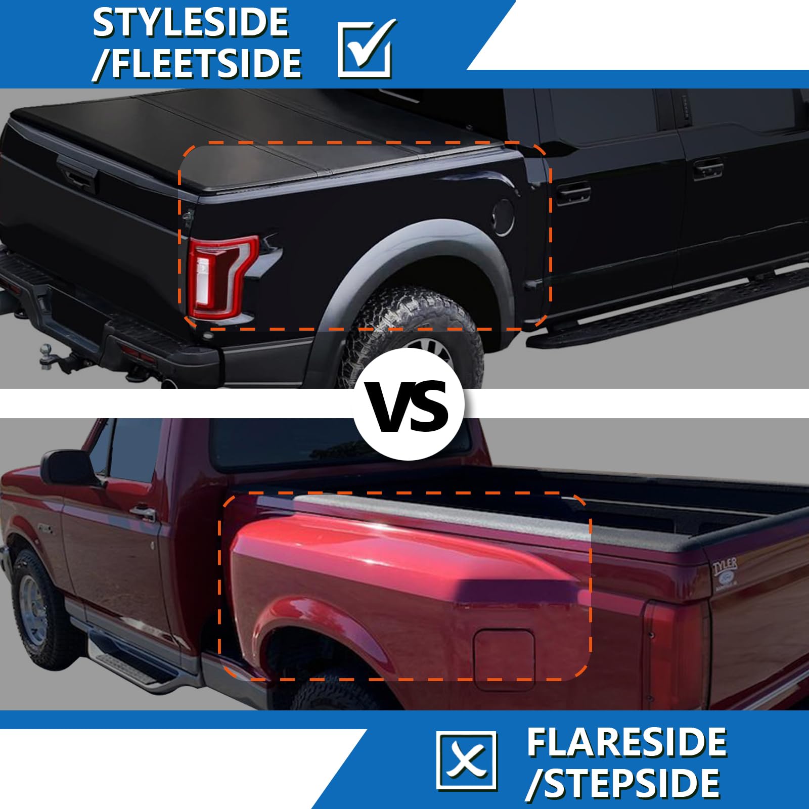 Amazon.com: INEXRUD 硬三折7.5 英尺(約2.0 公尺)酒桶蓋,適用於2007