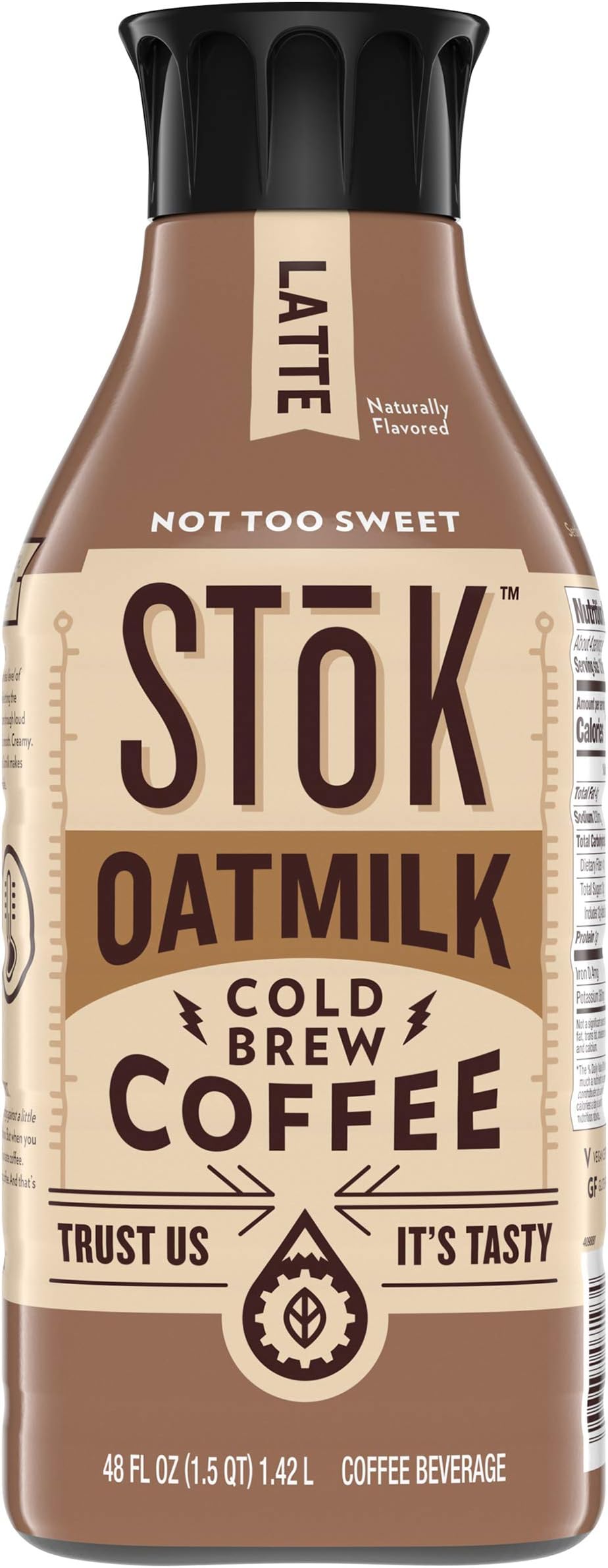 SToK Cold Brew Oatmilk, 48 Ounce, Oatmilk, 6 Count