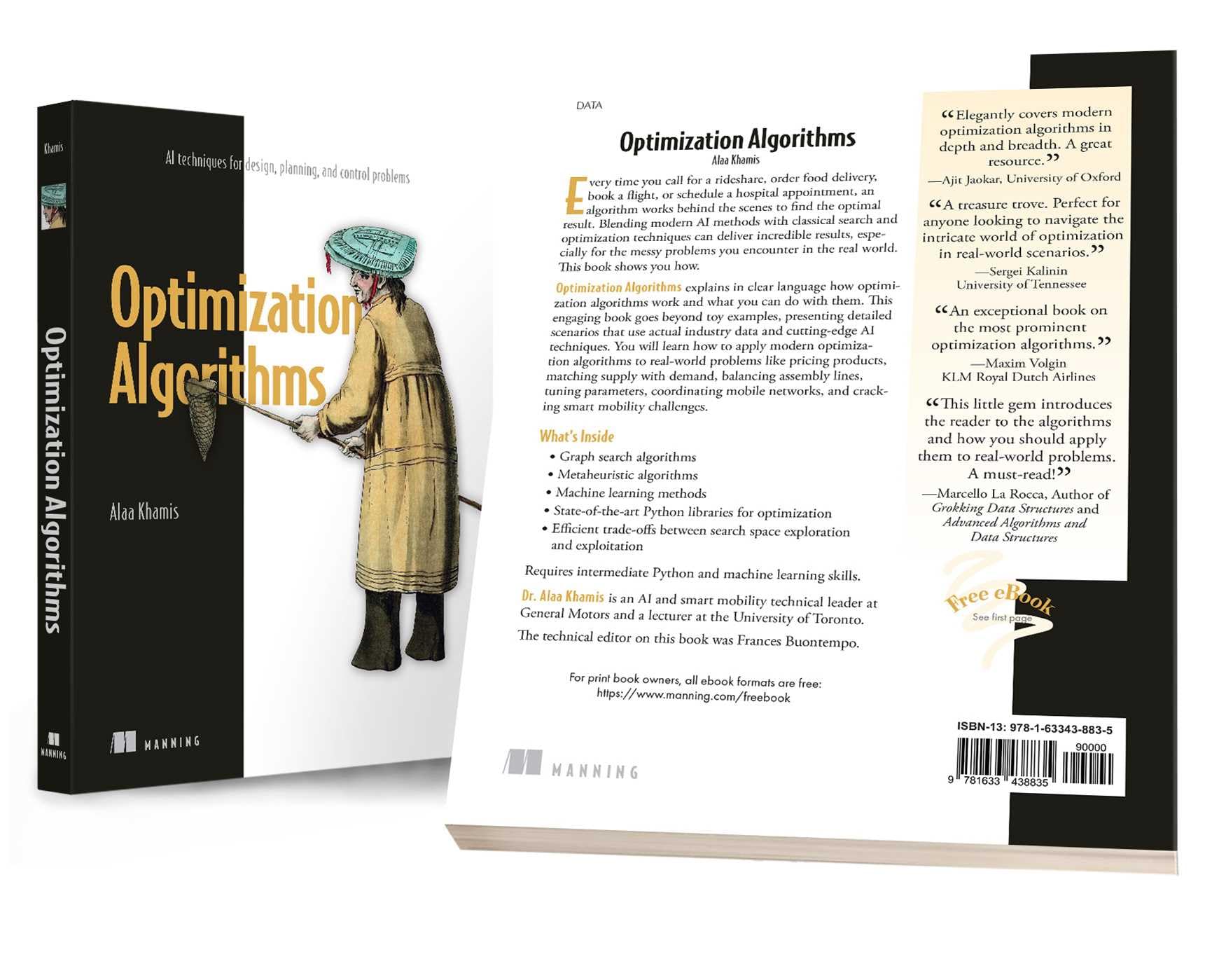 Optimization Algorithms: Ai Techniques for Design, Planning, and Control Problems