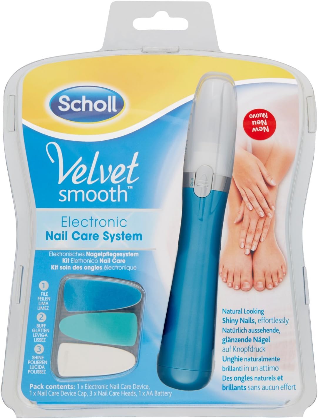 Velvet Electronic Nail Care System, Blue