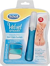 Scholl Velvet Smooth Electronic Nail Care System Blue
