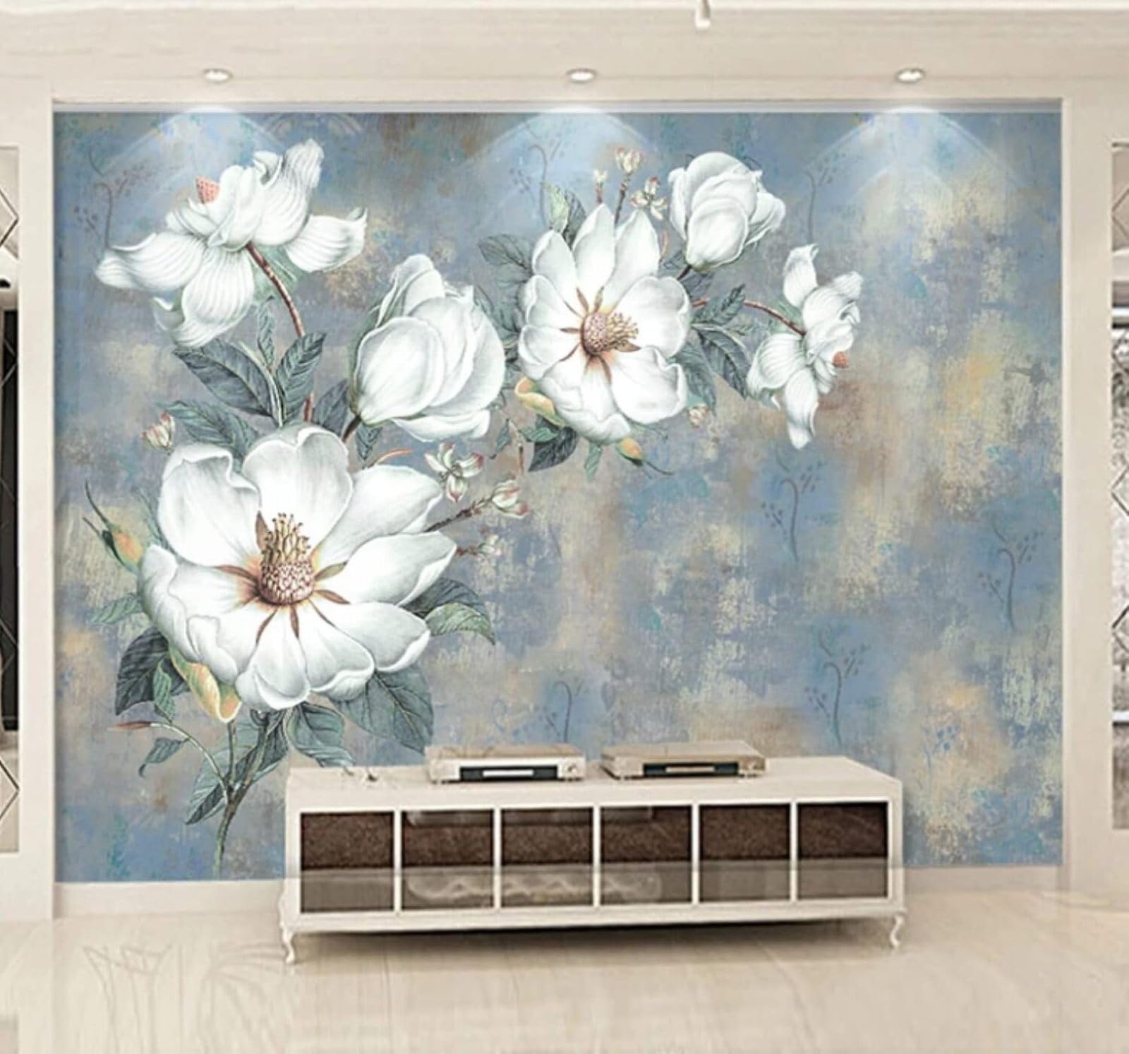 XLMING Retro Three Dimensional Minimalist Plants Flowers 3D Wallpaper Luxury Home Dining Decor Paste Sofa Living Room The Wall for Bedroom Mural-400cm×280cm