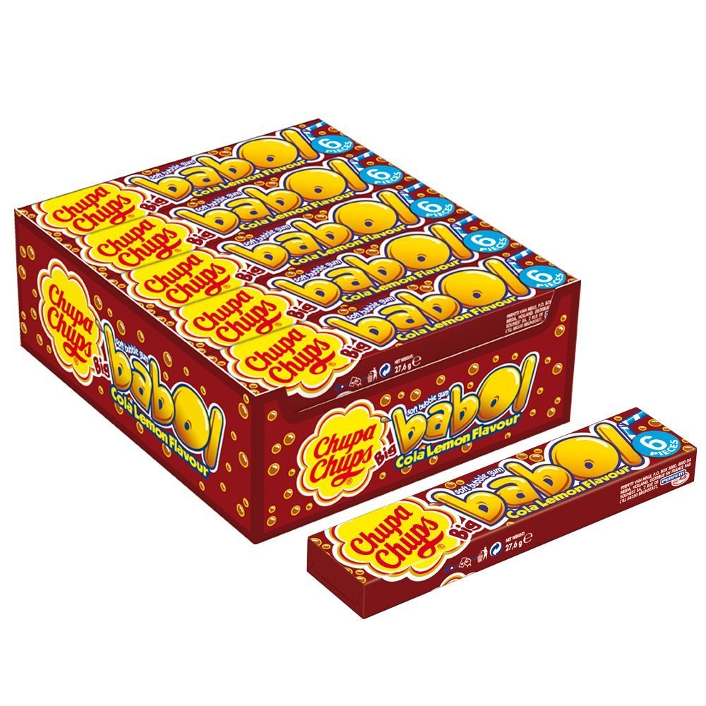 Chupa Chups Big Babol Cola, opakowanie 20 sztuk (20 x 27,6 g)