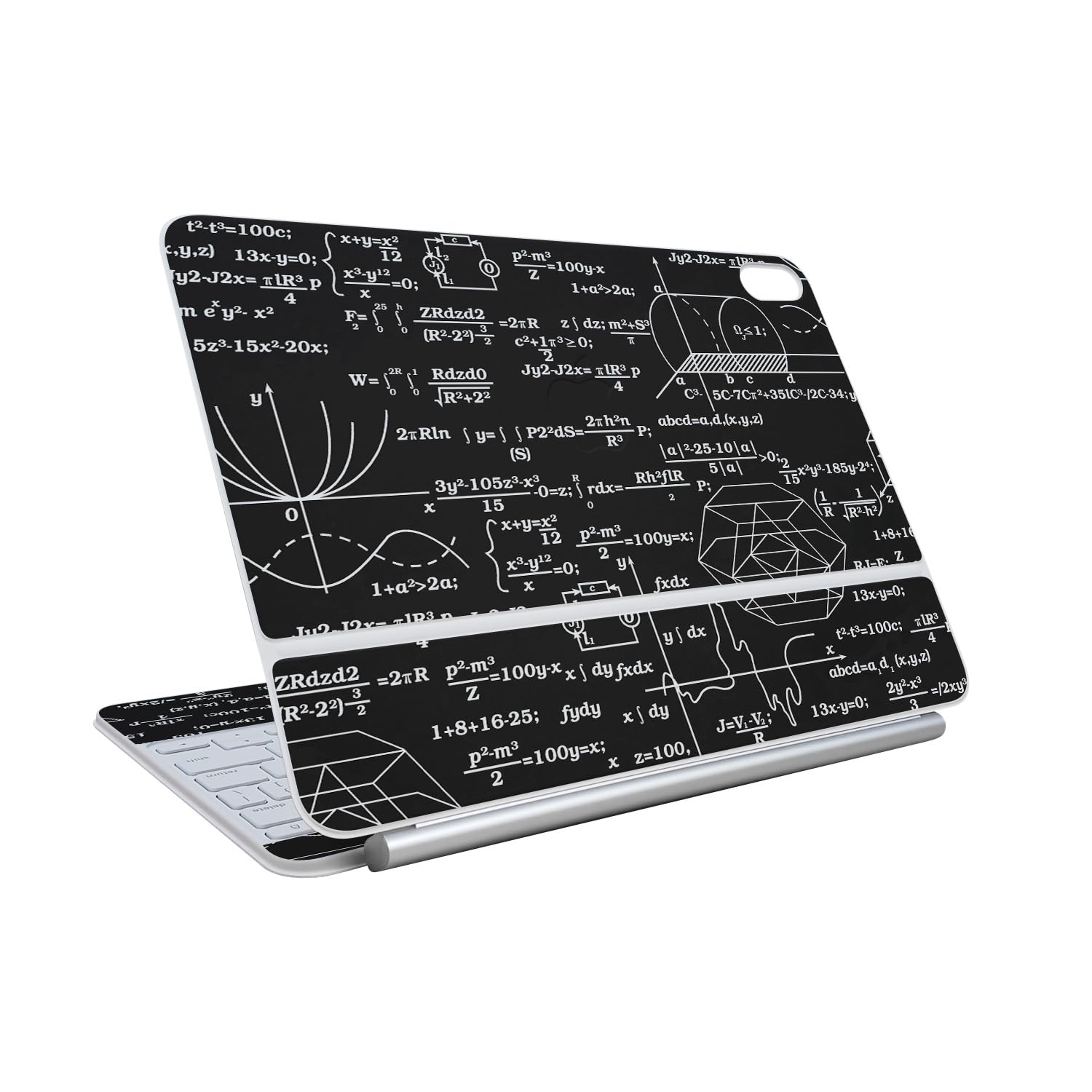 Skin Compatible with Apple Magic Keyboard for iPad Air 11-inch (M3) 2025 - Mathematical - Premium 3M Vinyl Protective Wrap Decal Cover - Easy to Apply | Crafted in The USA by MightySkins