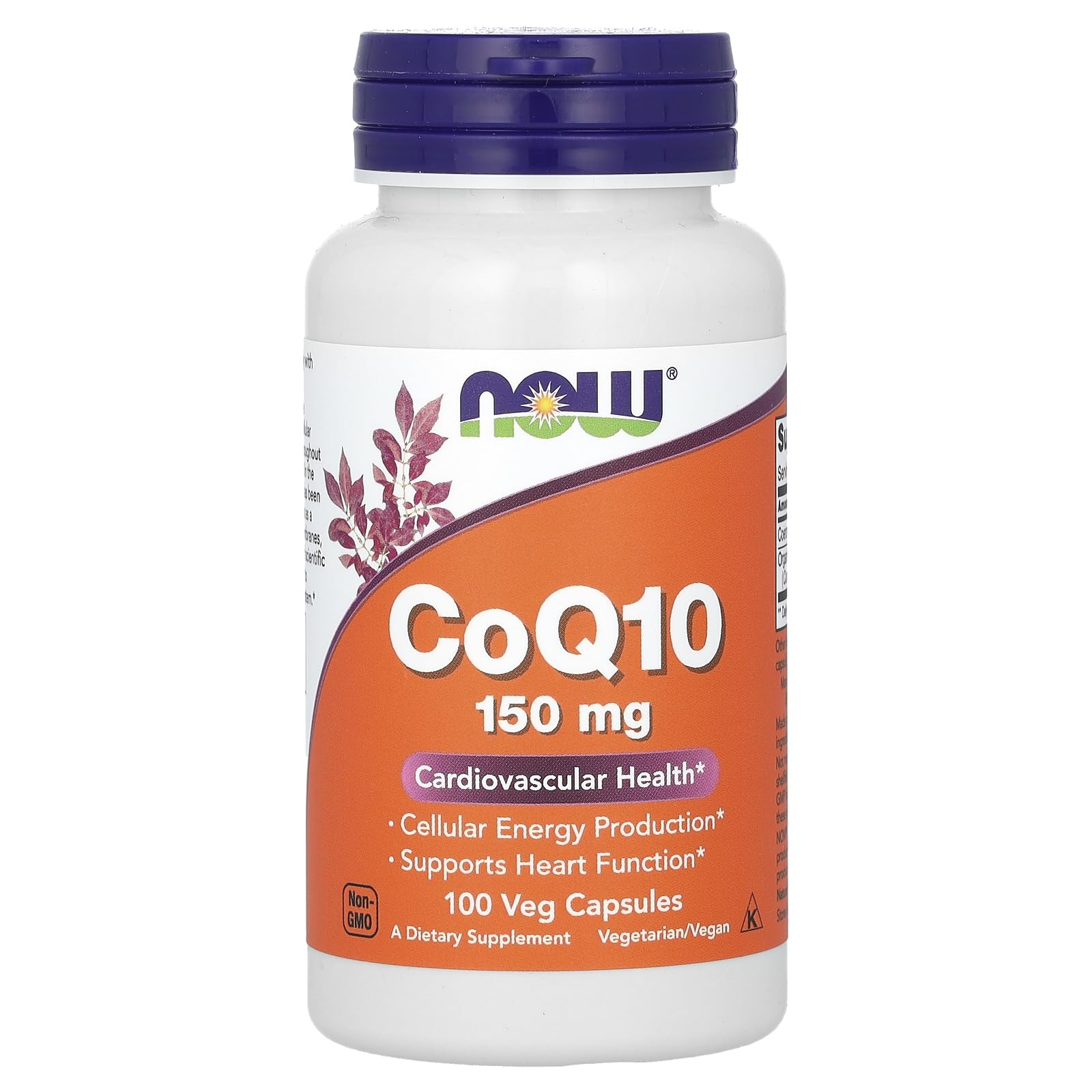 Now Foods CoQ10, 150mg, 100 Vegetarian Capsules