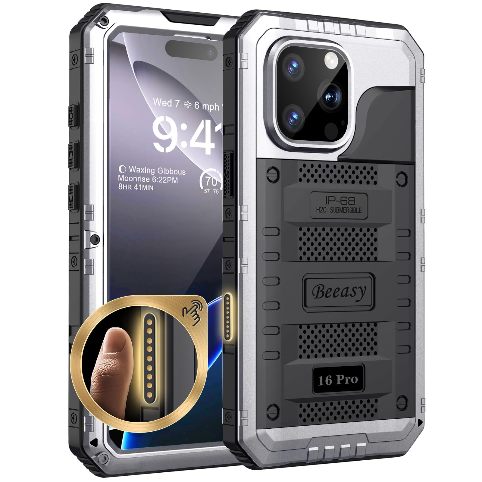 Beeasy für iPhone SE 2020/2022 Hülle Wasserdicht