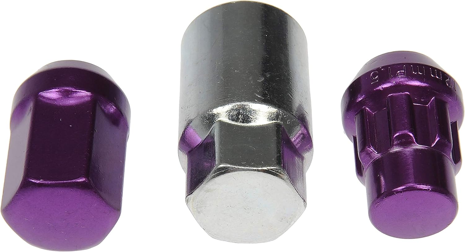 Dorman 713-375J Purple Acorn Wheel Nut Lock Set Compatible with Select Models, 20 Pack