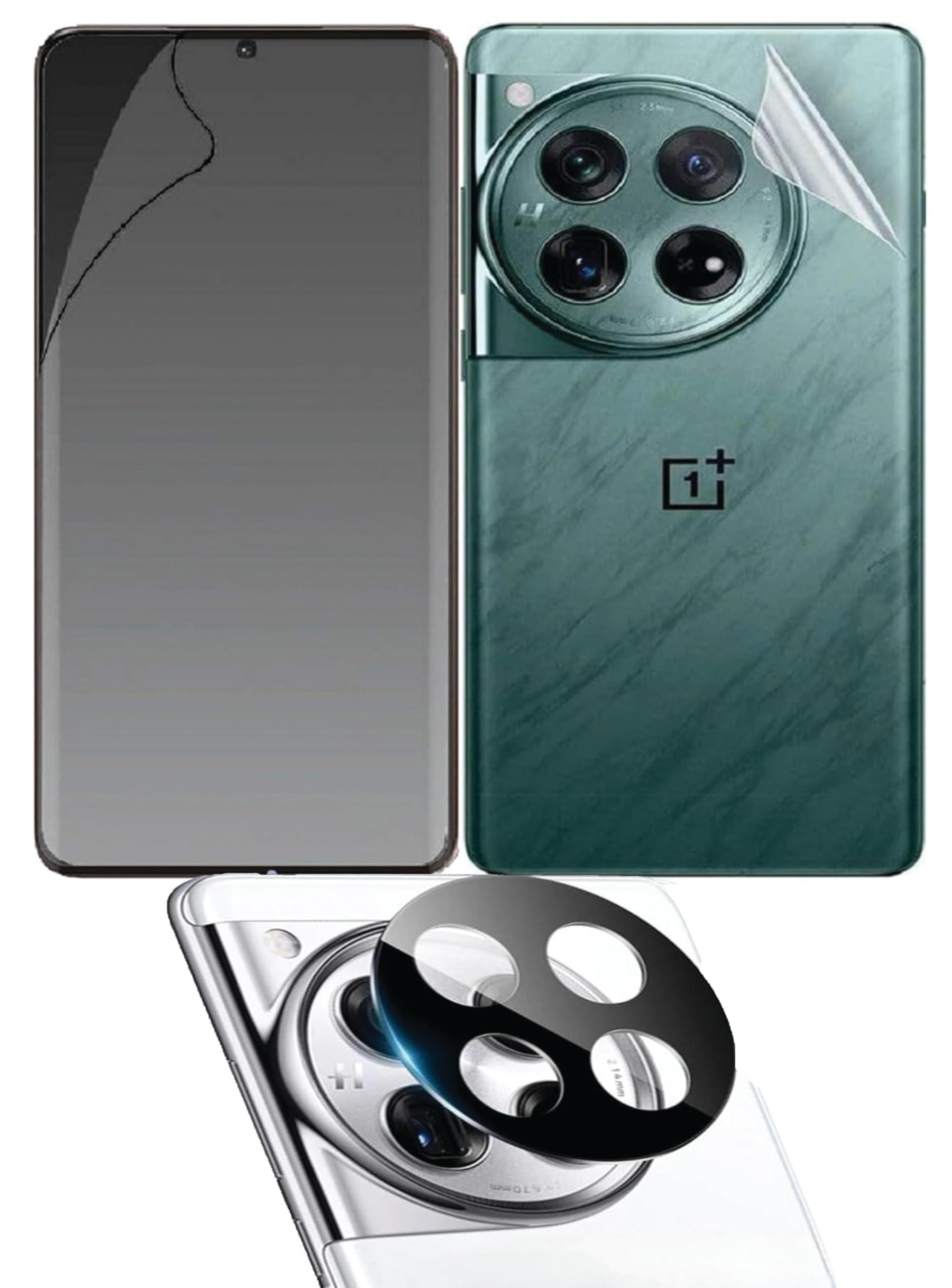 FabeKee Matte Screen Protector Compatible with oneplus 12R 5G Unbreakable Hydrogel Membrane TPU Matte Front & Back Screen Guard camera lens camera protector (It is not Tempered Glass) (B0CYSJPJSQ) Amazon Price History, Amazon Price Tracker