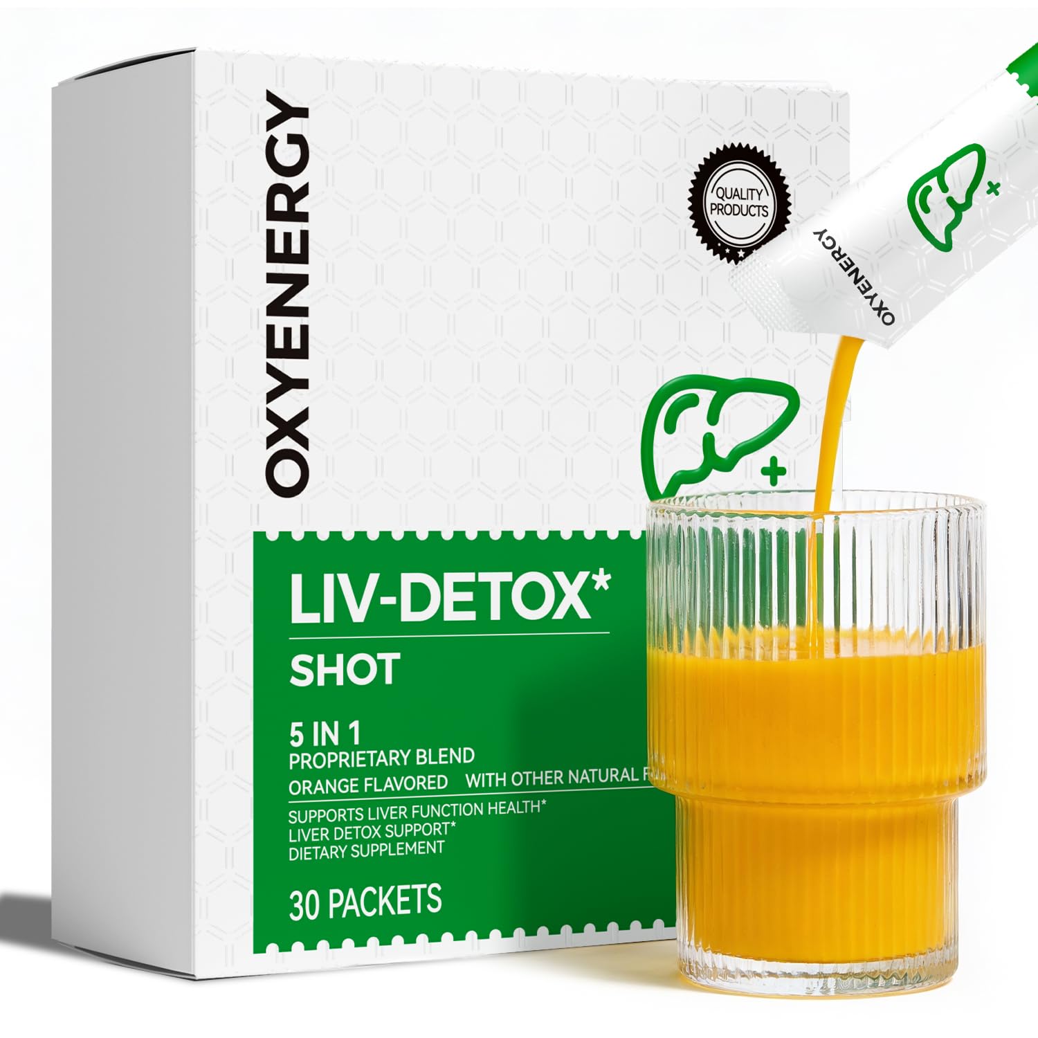 OxyEnergy Liver Cleanse Detox & Repair - glandular extracts | Mubboo