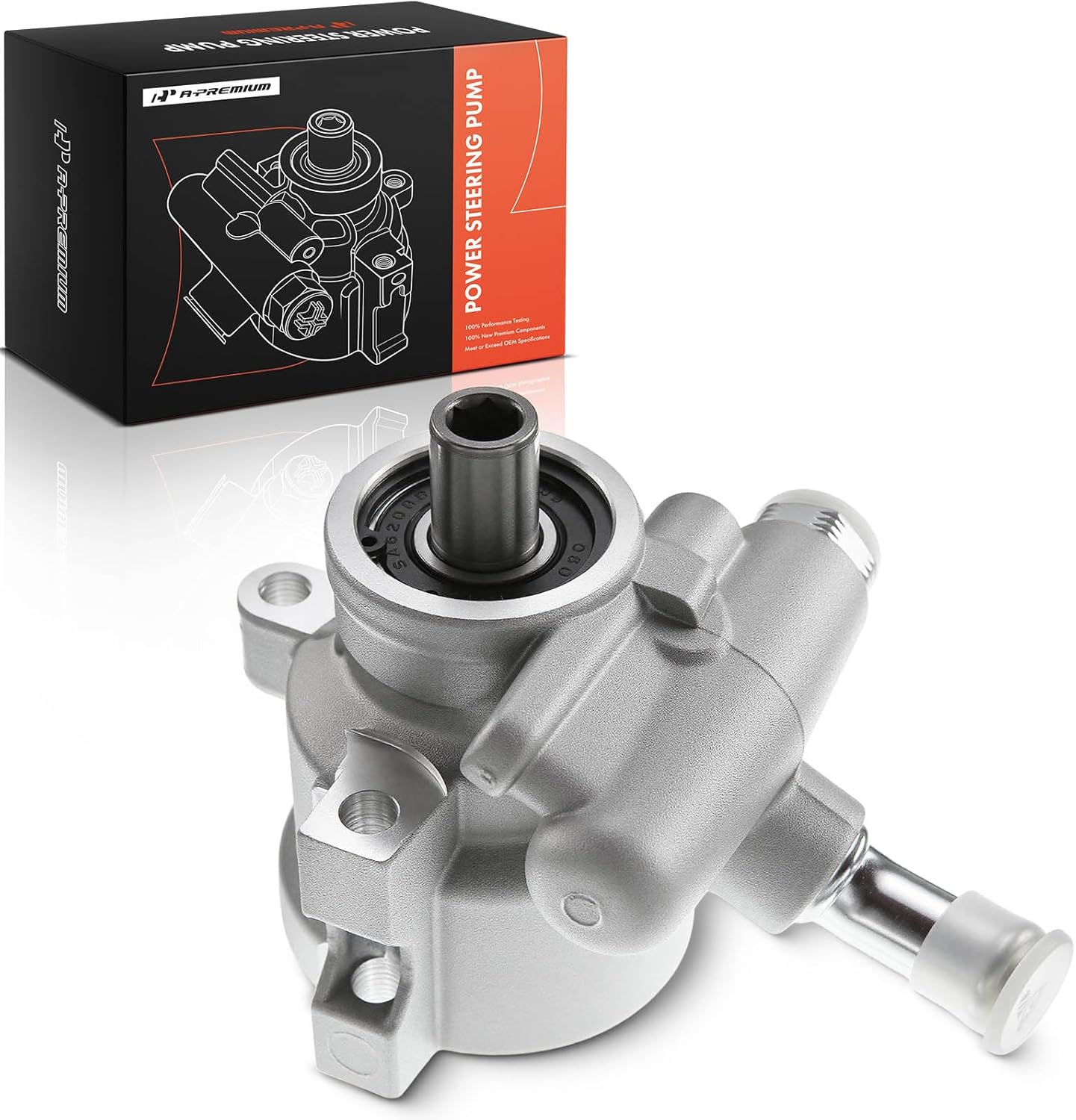 A-Premium Power Steering Pump Compatible with Chevrolet Corvette C5/C6 1997-2013, 5.7L 6.0L 6.2L 7.0L
