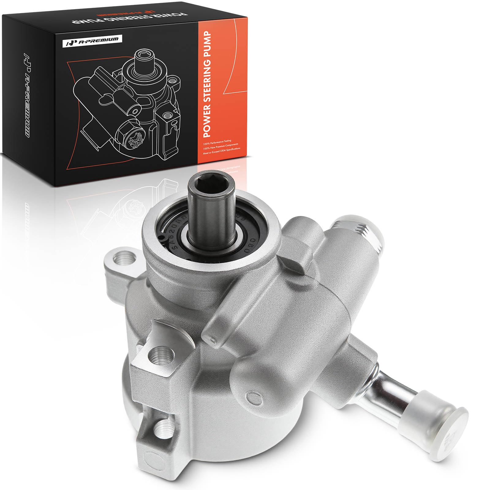 A-Premium Power Steering Pump Compatible with Chevrolet Corvette C5/C6 1997-2013, 5.7L 6.0L 6.2L 7.0L