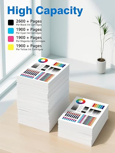 Miniatura 3 de Weemay 802XL - Cartuchos de tinta remanufacturados de repuesto para Epson 802XL 802, paquete combinado para impresoras Epson Workforce Pro WF-4720