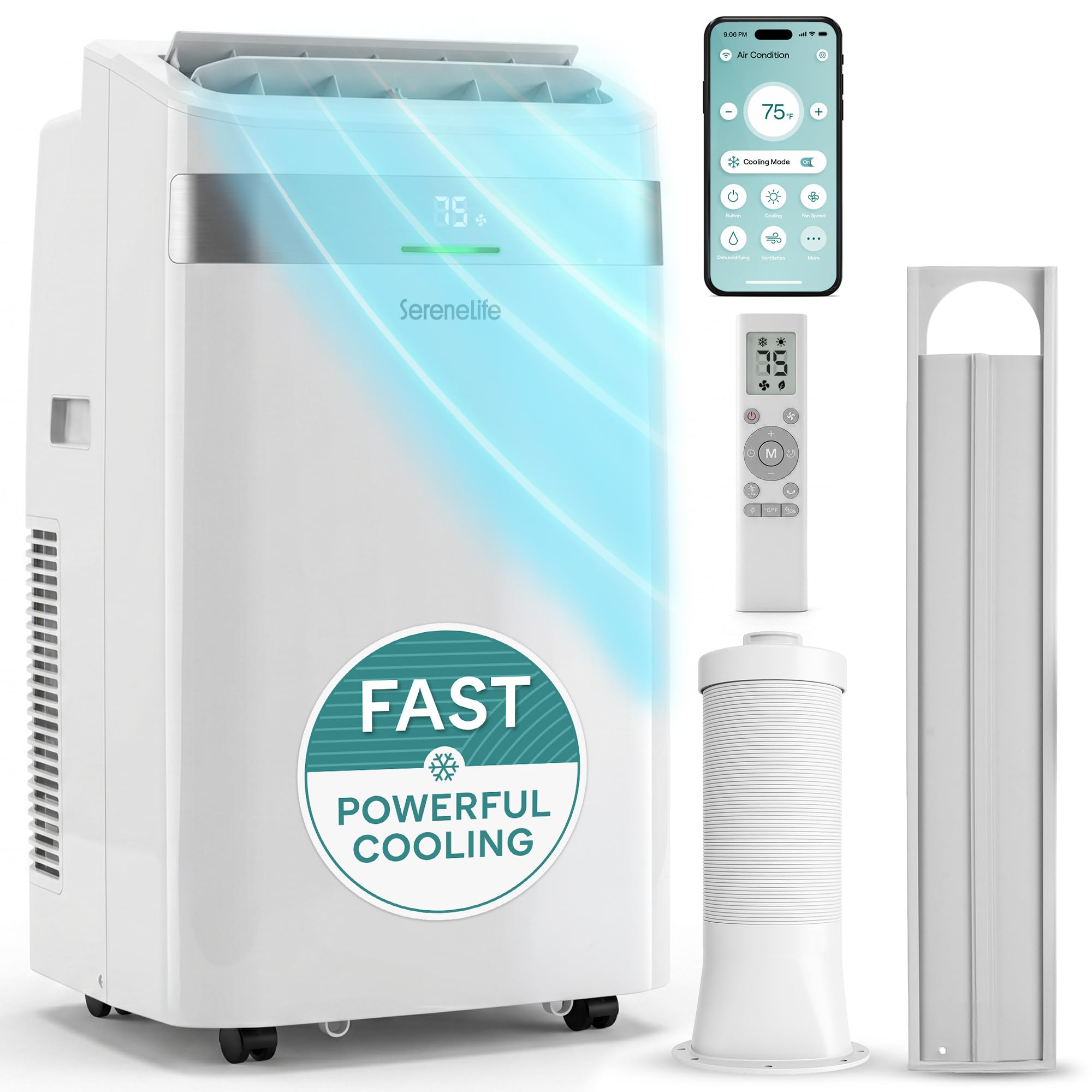 SereneLife 14,000 BTU Portable AC