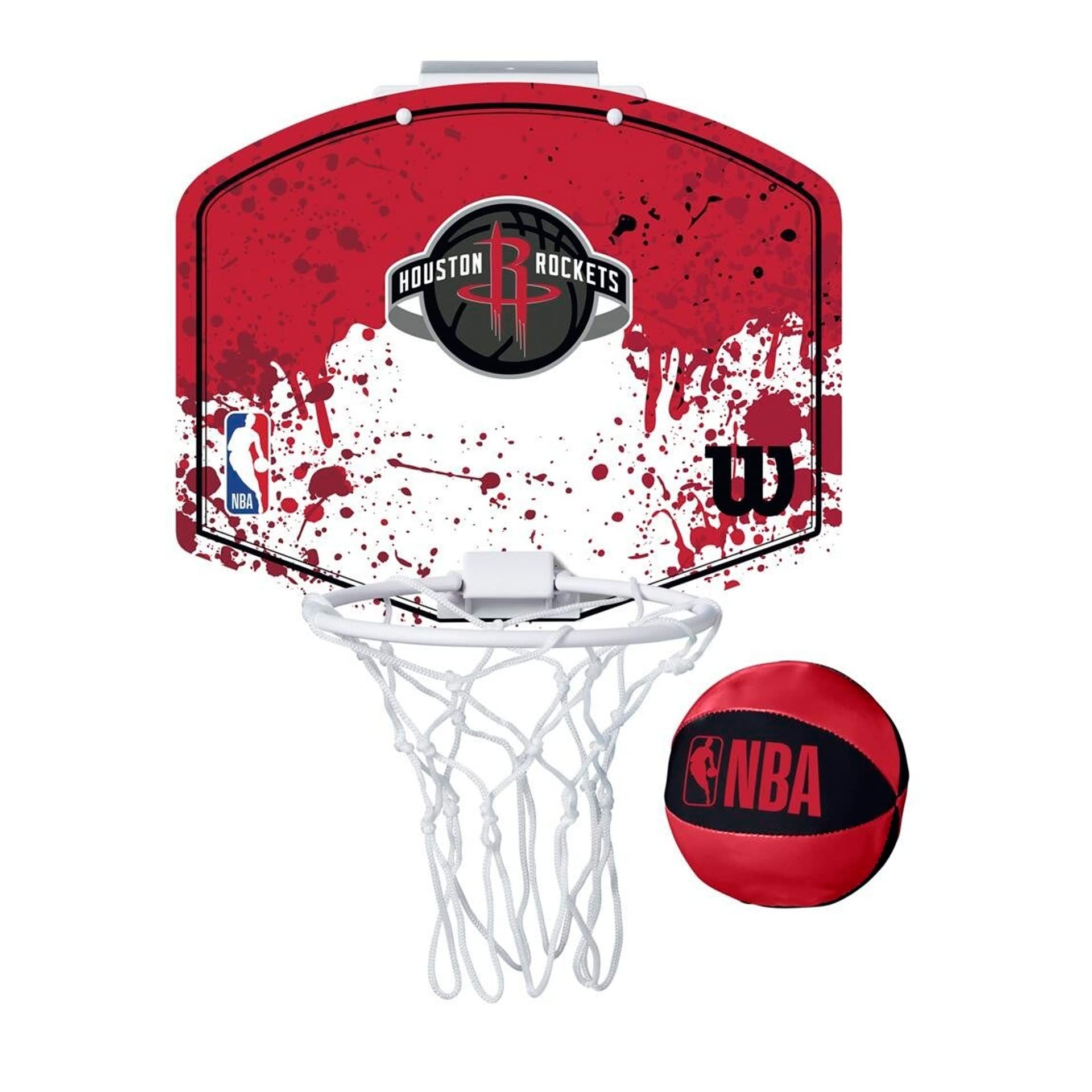 Wilson Unisex Red Nba Team Mini Hoop