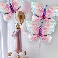 Vista 54 de 9 Pcs Zebra Elephant Jungle Safari Balloons Foil Helium Monkey Lion Zebra Giraffe Leopard Crocodile Bee Fox Shaped Animal Balloons for Wildlife