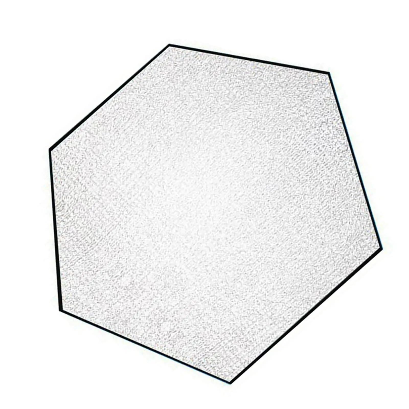 Mata kempingowa z folii aluminiowej, Aluminiowa mata kempingowa Sześciokątna plandeka na namiot Piknik