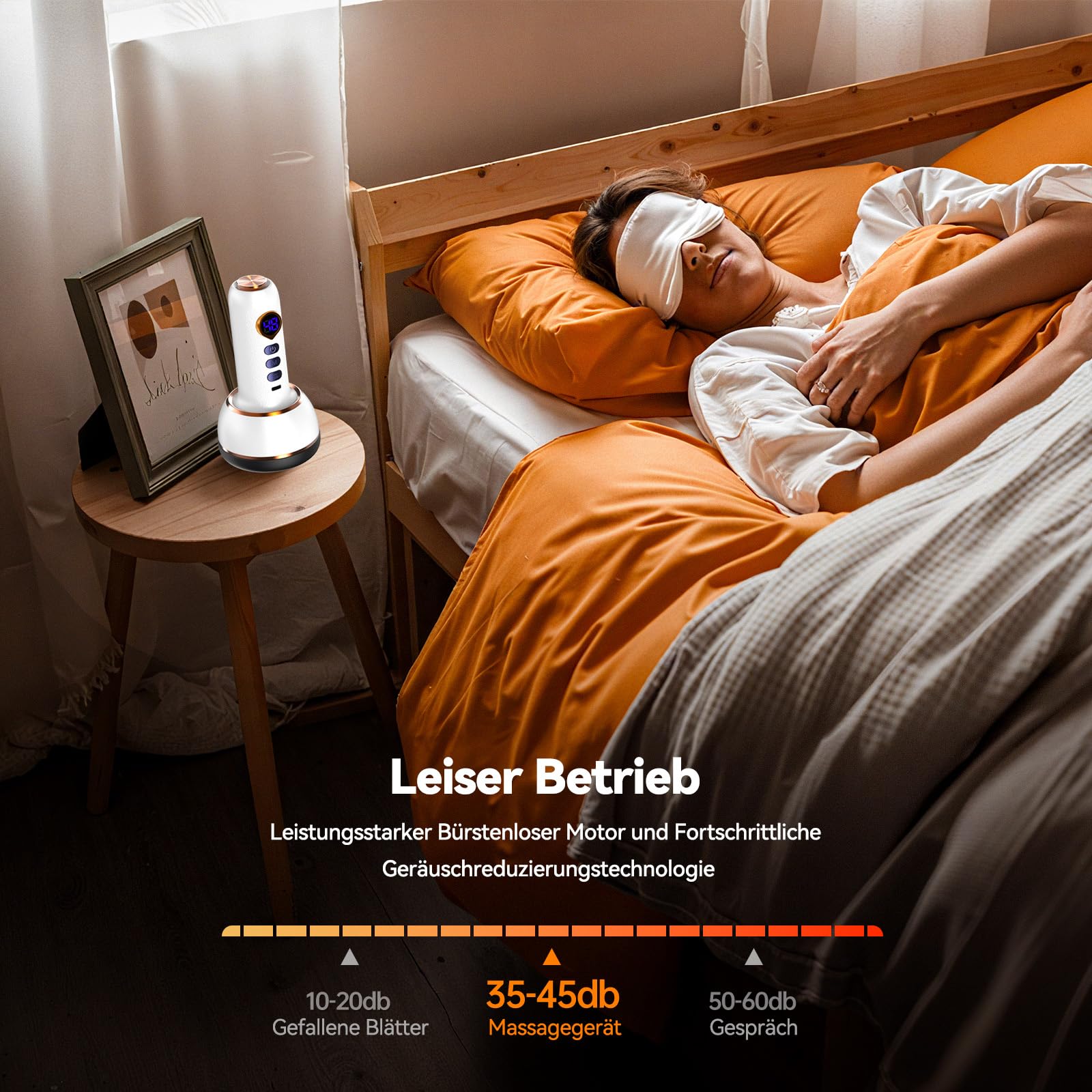 Vibrastone 6.0, Lymphatisches Massagegerät mit 25 Vibration und Heizkombinationen 2026, Gua-Schockwellenmassage für Neuropathie, Krampfadern, Entspannung für Füße, Hände und Rücken, Weiß