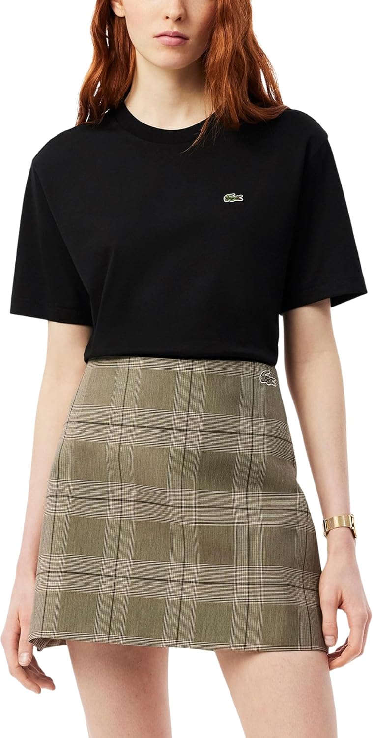 Lacoste Womens Relaxed Fit Soft Cotton T-Shirt