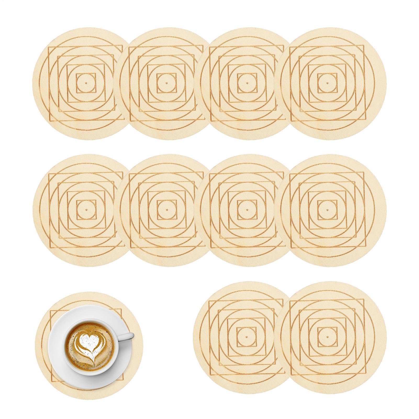 Alfombrillas de madera para bebidas adiós manchas de calor juego de posavasos con soporte