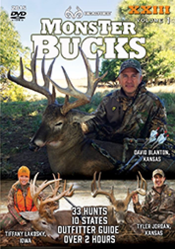 Realtree Outdoor Productions Monster Bucks XXIII, Volume 1 DVD (2015 Release)