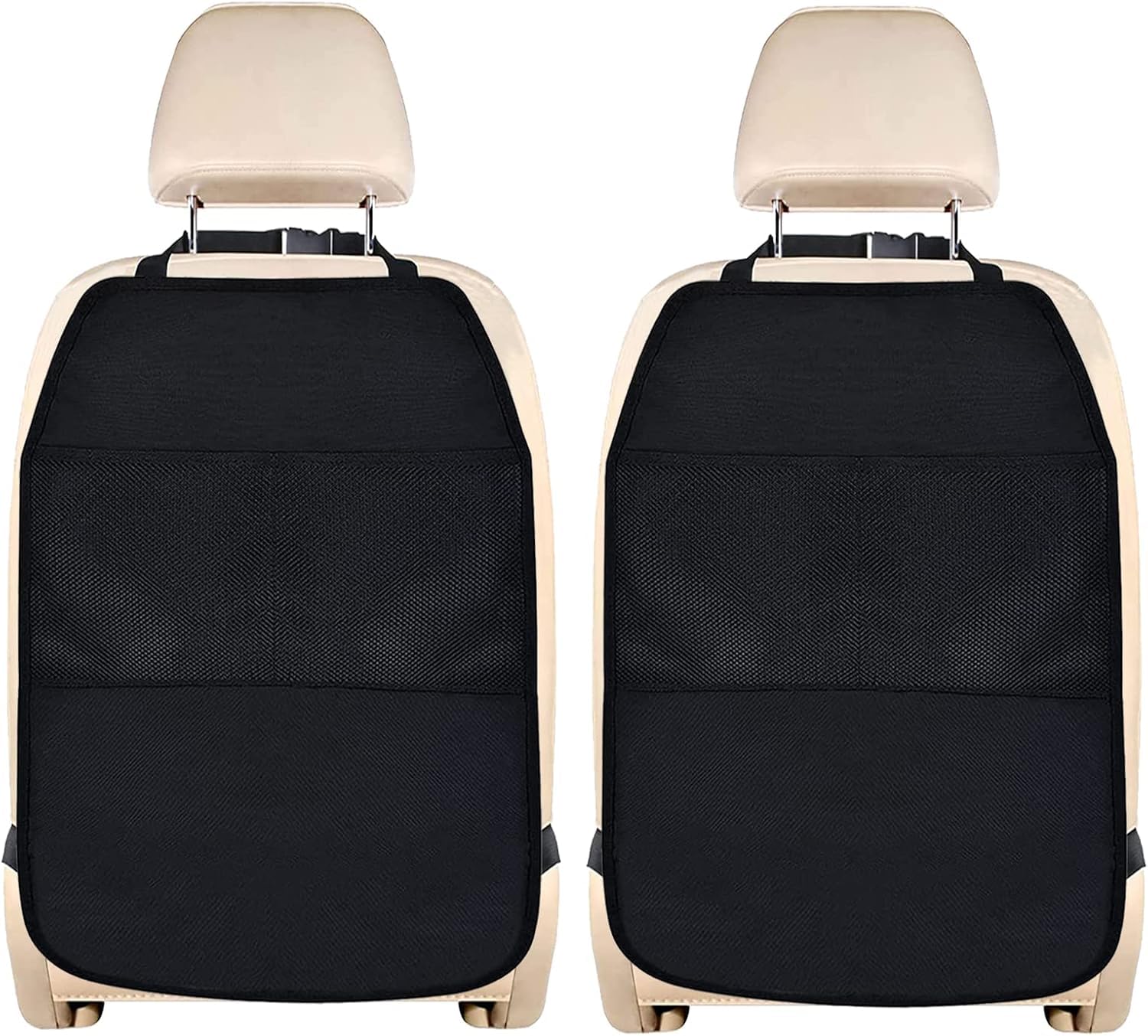 DATONGERGOUZI 2 PCS Car Seat Back Protectors for VW Tiguan Allspace II (5-Sitzer) 2016-2024, Kick Mats Back Seat Protector for Kids, Suitable for Protect
