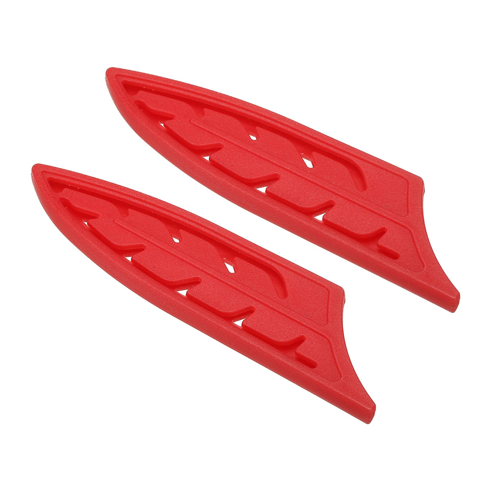 Housse pour couteau en céramique 4 pouces anti-rayures avec étui plastique rouge