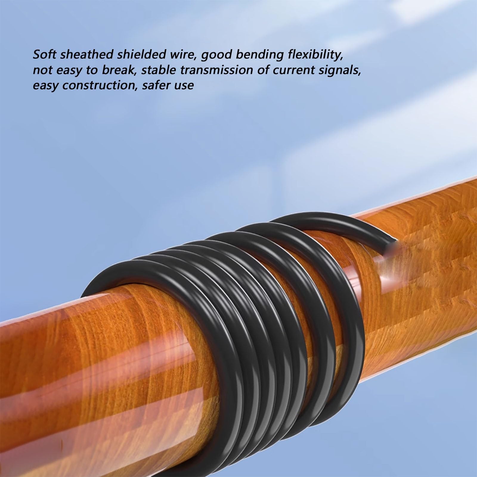 Câble Réseau SFTP Cat6e 26 AWG – Gaine PUR, OFC 8 Conducteurs, Double Blindage, Homologué CMR, Flexible Industriel, Câblage Intérieur Rouleaux De 50/100/200/300 M(650ft,26AWG-green-cat6e-8c-PUR)