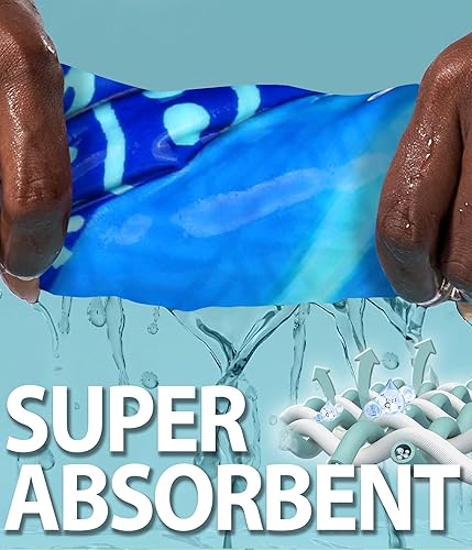 Miniatura 3 de Toallas de playa ligeras de microfibra para adultos  Manta compacta personalizada sin arena para piscina con múltiples opciones para viajes al aire