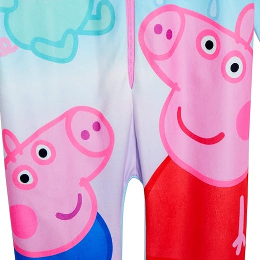 Peppa Pig Onesie voor kinderen, meisjes, alles-in-één, Peppa Baby Evie pyjama, Meerkleurig, 2-3 Years