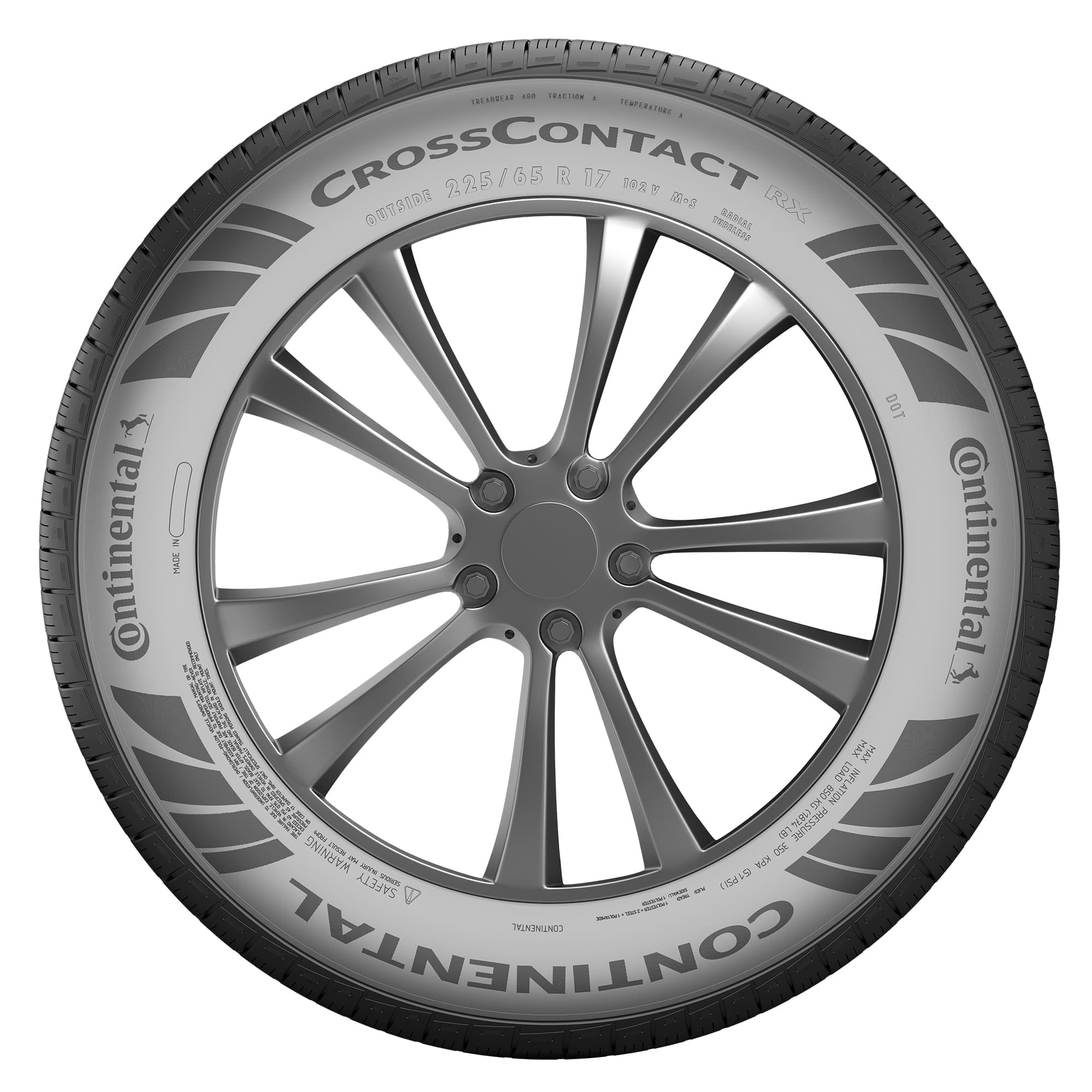 Amazon.com: Continental CrossContact RX All Season 275/45R22 115W 
