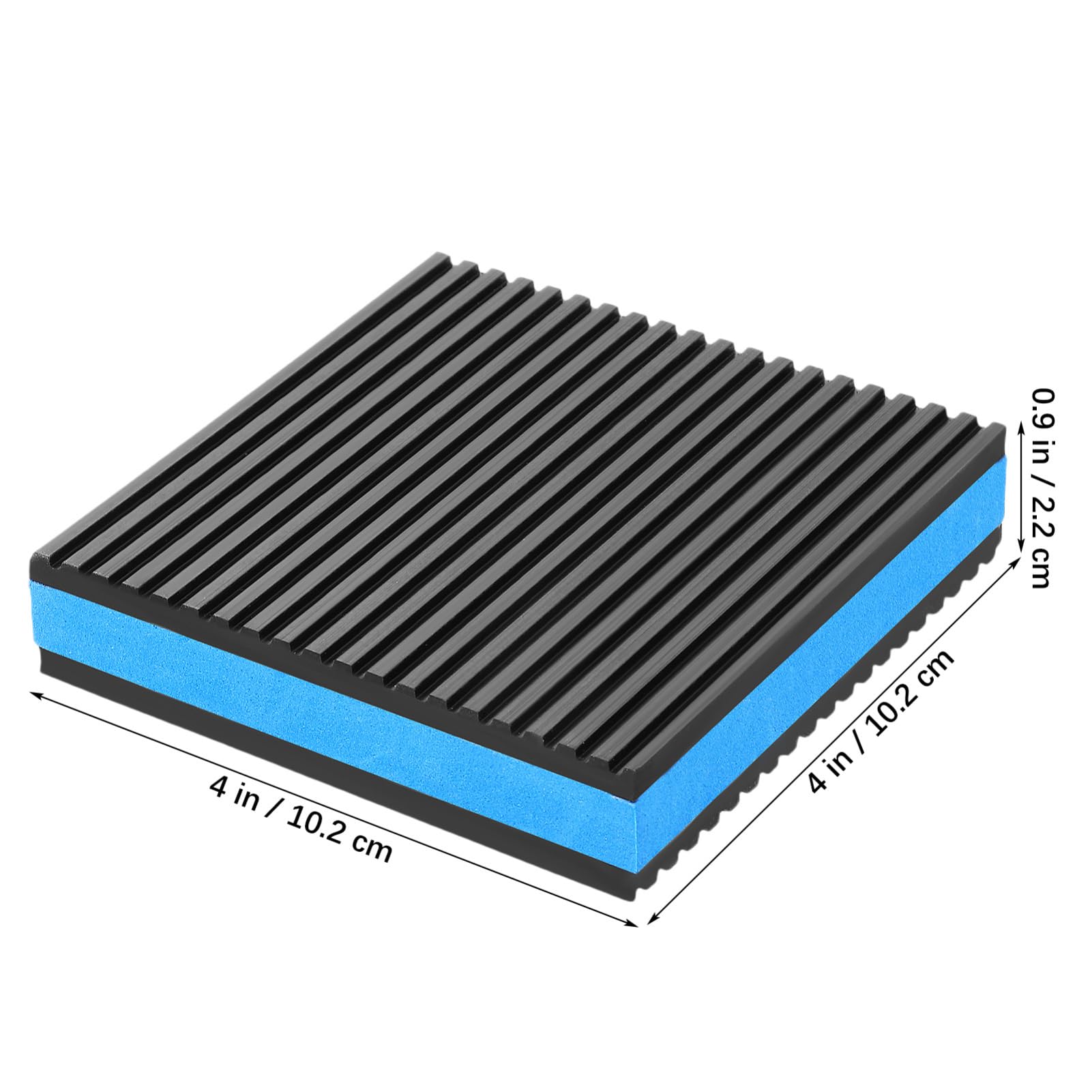 SOLUSTRE 4 Pcs Anti Vibration Mats Rubber Anti-Vibration Pads Rubber Isolation Pads for Washing Machine Air Compressor Treadmill